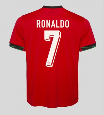 Portugal Cristiano Ronaldo #7 Replika Hjemmebanetrøje EM 2024 Kortærmet